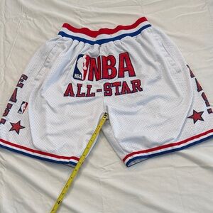 Just Don - NBA EAST All-Star White Shorts - sz Large